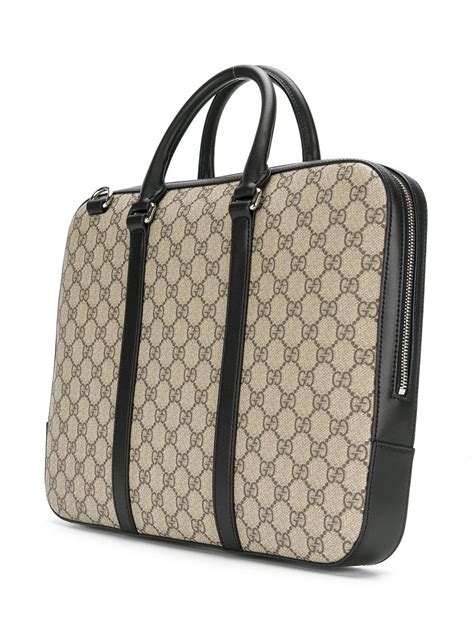 used gucci laptop bag|Gucci jumbo leather laptop bag.